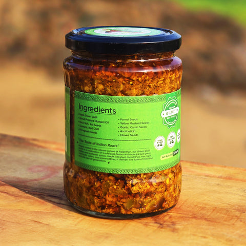 Kasutam Green Chilli Pickle