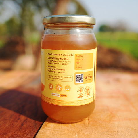 Raw Mustard Honey 500 Gram